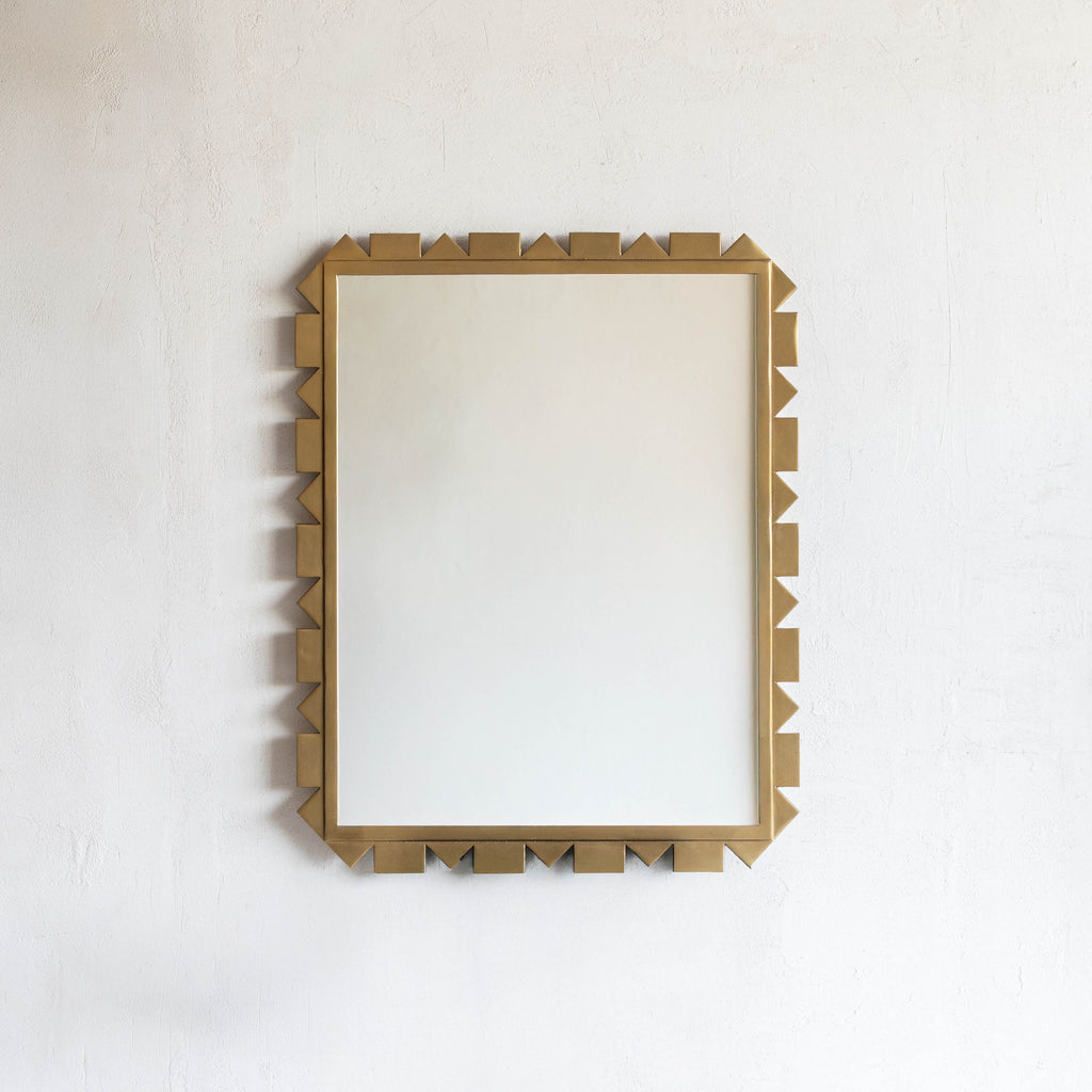 Caian Antique Brass Wall Mirror