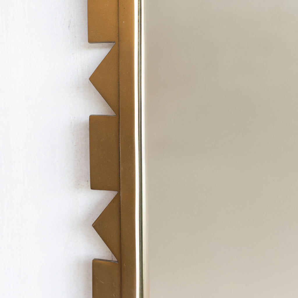 Caian Antique Brass Wall Mirror