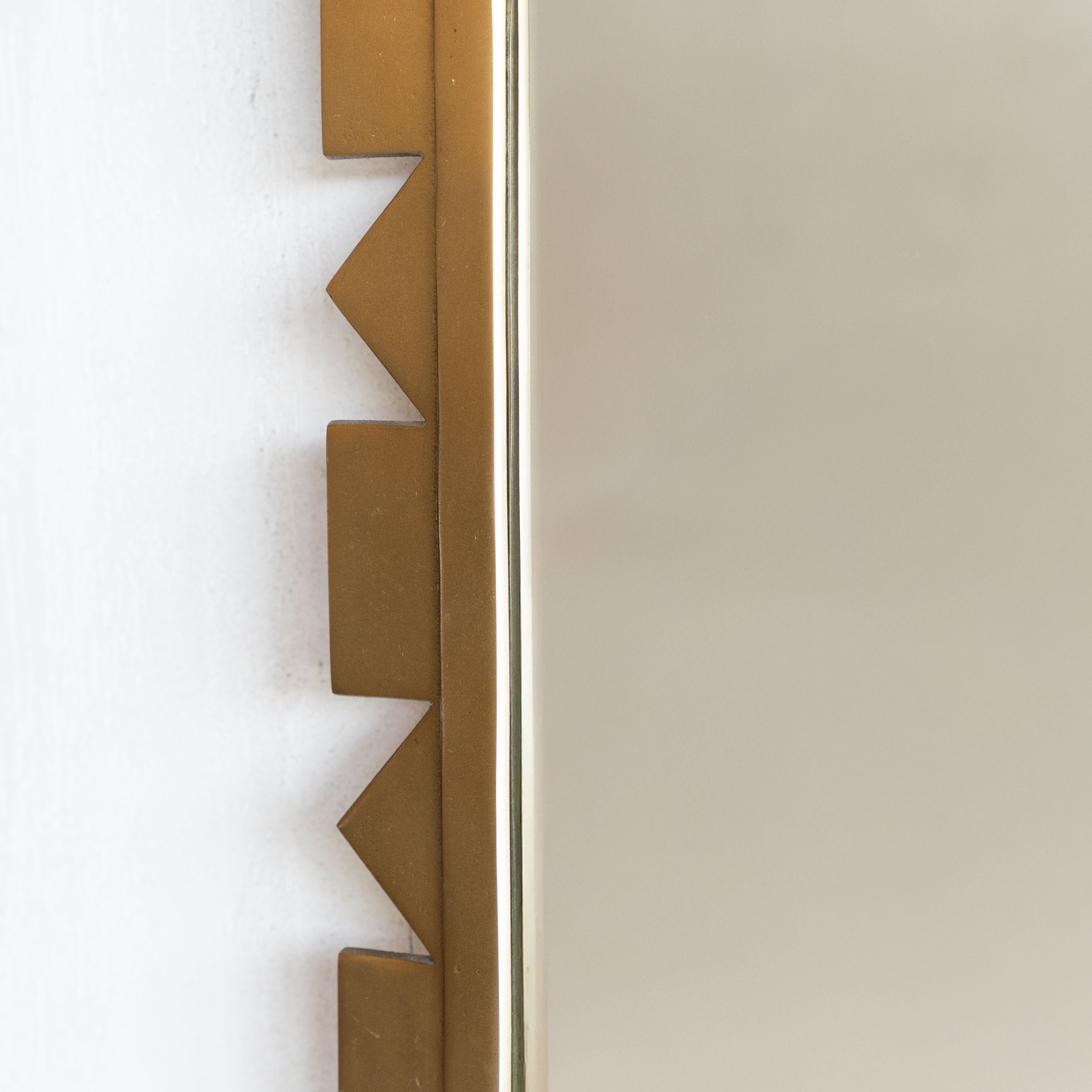 Caian Antique Brass Wall Mirror