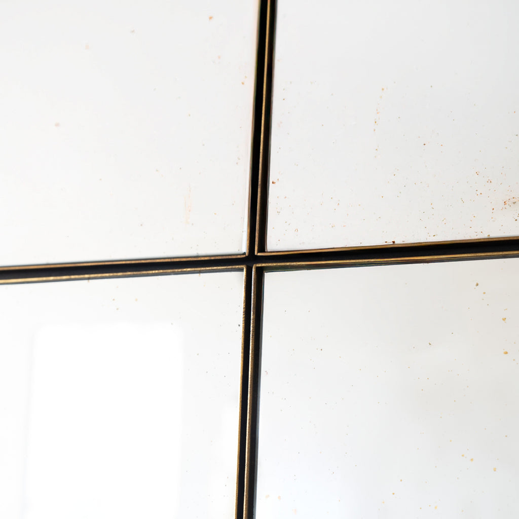 Aged Charm Vintage Rustic Arch Wall Mirror 120x70cm  - GET24504SA